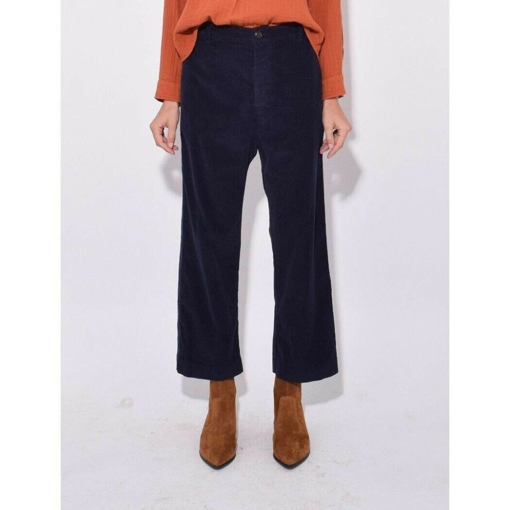 NWT Women's XiRENA Paley Pants Blue Corduroy Elast